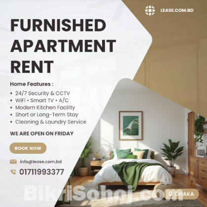 Fully Furnished Service Apartment For Rent